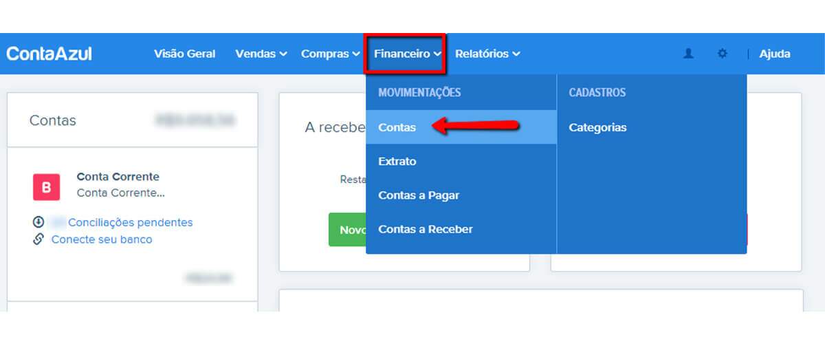 imagem que represente integração bancária automática ContaAzul